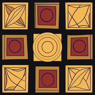 Spiral Ossuary style, Midjourney V6.1: creative pattern composition