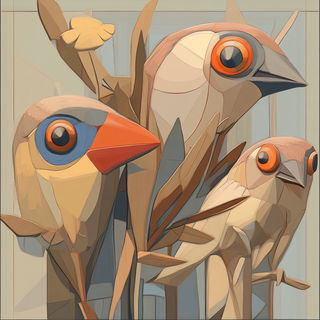 Particlewisp style, Midjourney V6.1: traditional folk art