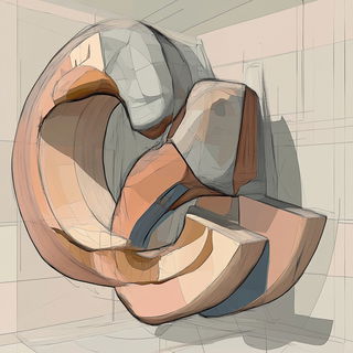 Particlewisp style, Midjourney V6.1: typographic composition with large letters