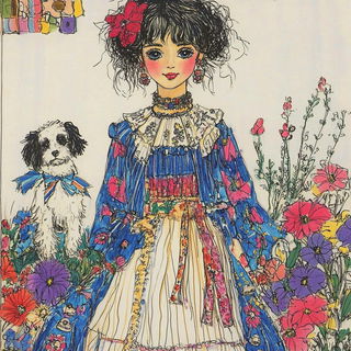 Tidefold style, Midjourney V6.1: traditional folk art