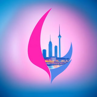 Luminotendon style, Midjourney V6.1: bold minimalist logo design for Istanbul city municipal services