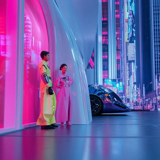 Luminotendon style, Midjourney V6.1: cinematic shot from sci-fi movie