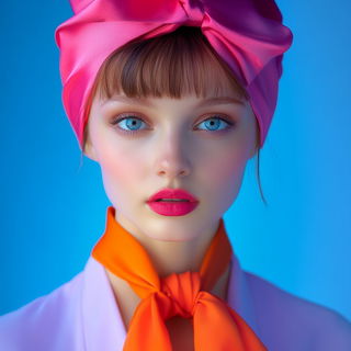 Luminotendon style, Midjourney V6.1: photographic portrait of female protagonist