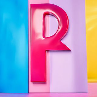 Luminotendon style, Midjourney V6.1: typographic composition with large letters