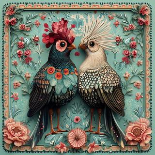 Celestichroma style, Midjourney V6.1: traditional folk art