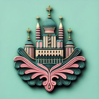 Celestichroma style, Midjourney V6.1: bold minimalist logo design for Istanbul city municipal services