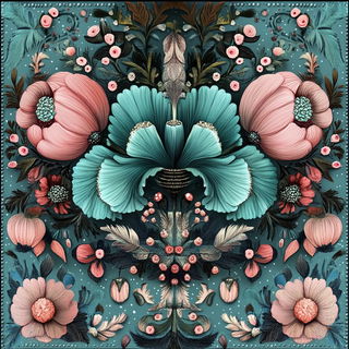 Celestichroma style, Midjourney V6.1: creative pattern composition