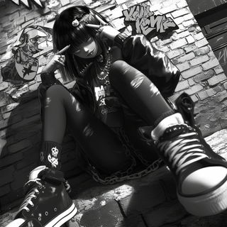 Gearscript Monastery style, Midjourney V6.1: black-and-white manga comic strip