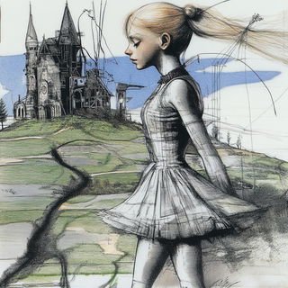 Floodromancy style, Midjourney V6.1: retro fairy-tale illustration