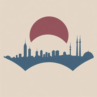 Goldthread Castellature style, Midjourney V6.1: bold minimalist logo design for Istanbul city municipal services