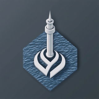 Collageolithica style, Midjourney V6.1: bold minimalist logo design for Istanbul city municipal services