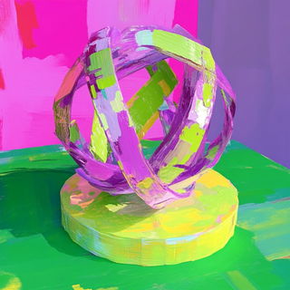Gothicloris style, Midjourney V6.1: abstract 3D render