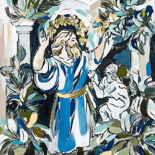 Petalplane Expressionism style, Midjourney V6.1: classical 18th-century oil painting