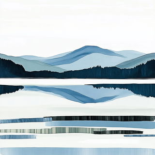 Petalplane Expressionism style, Midjourney V6.1: realistic landscape photograph of quiet dawn