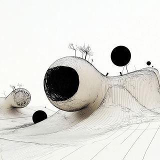Tealamber Apogee style, Midjourney V6.1: abstract 3D render