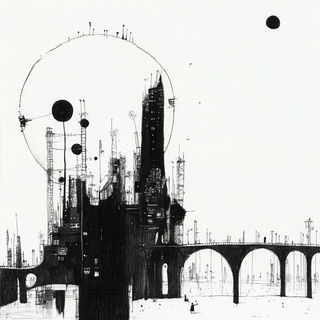 Tealamber Apogee style, Midjourney V6.1: megacity with futuristic bioarchitecture