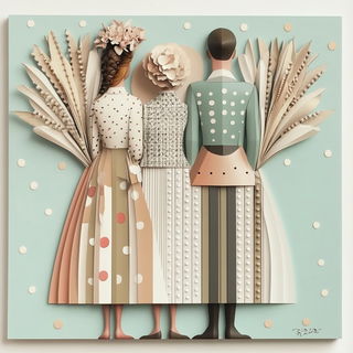 Lacrimorph style, Midjourney V6.1: traditional folk art