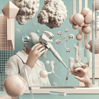 Lacrimorph style, Midjourney V6.1: editorial illustration for popular scientific magazine cover