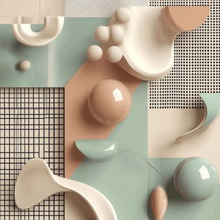 Lacrimorph style, Midjourney V6.1: creative pattern composition