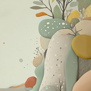 Decklecliffism style, Midjourney V6.1: abstract 3D render