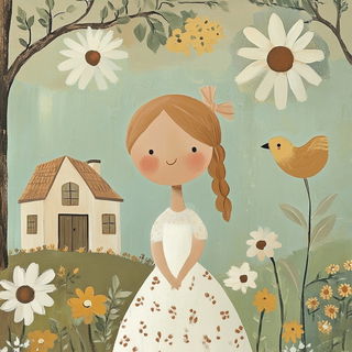Decklecliffism style, Midjourney V6.1: traditional folk art