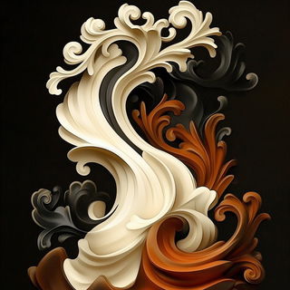 Lanternneedle style, Midjourney V6.1: abstract 3D render