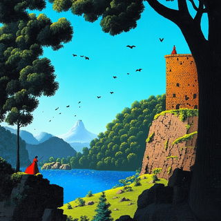 Maskshore Cartouche style, Midjourney V6.1: classical 18th-century oil painting
