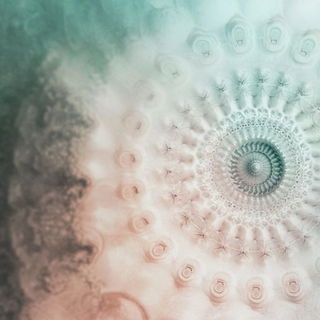 Glacier Plate Surrealism style, Midjourney V6.1: creative pattern composition