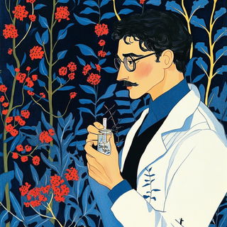 Redwire Overgrowth Expedition style, Midjourney V6.1: editorial illustration for popular scientific magazine cover