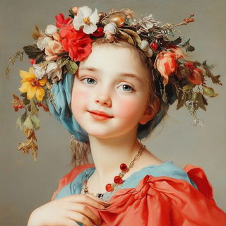 Amberwarp style, Midjourney V6.1: classical 18th-century oil painting