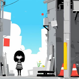 Chromatic Toriiism style, Midjourney V6.1: black-and-white manga comic strip