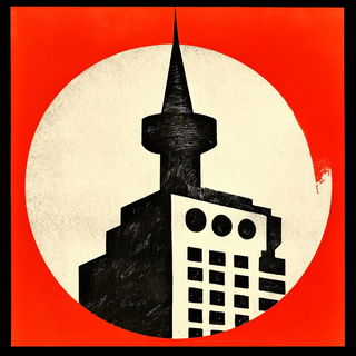 Paintflora Oddity style, Midjourney V6.1: bold minimalist logo design for Istanbul city municipal services
