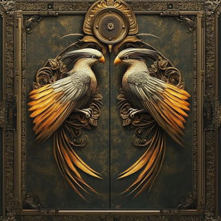 Whitevoid Armatures style, Midjourney V6.1: traditional folk art