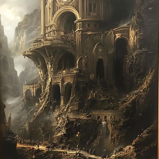 Whitevoid Armatures style, Midjourney V6.1: classical 18th-century oil painting