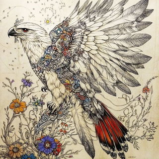 Glazewave style, Midjourney V6.1: traditional folk art