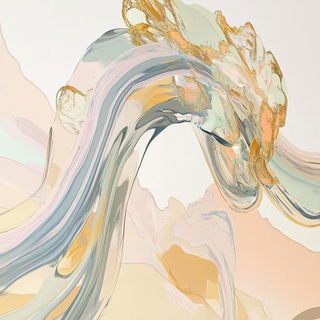 Pagodafable style, Midjourney V6.1: abstract 3D render