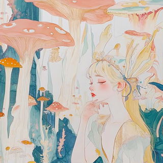 Pagodafable style, Midjourney V6.1: retro fairy-tale illustration