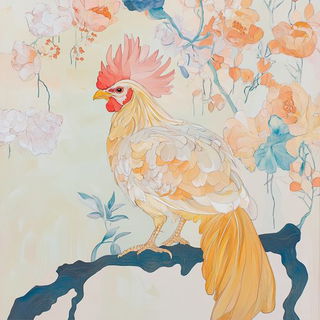 Pagodafable style, Midjourney V6.1: traditional folk art