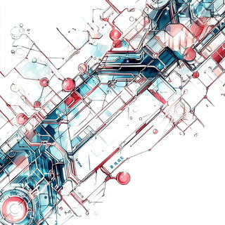 Inkedrift Adventureism style, Midjourney V6.1: technical infrastructure blueprint schematics