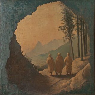 Stratigraphic Curlicue style, Midjourney V6.1: classical 18th-century oil painting