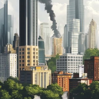 Castletangle style, Midjourney V6.1: megacity with futuristic bioarchitecture