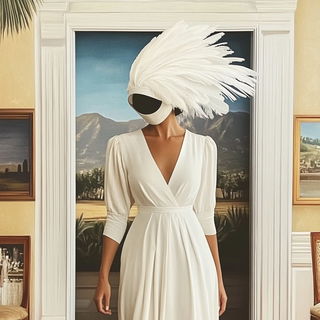 Castletangle style, Midjourney V6.1: haute-couture fashion outfit