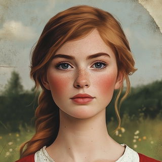 Castletangle style, Midjourney V6.1: photographic portrait of female protagonist