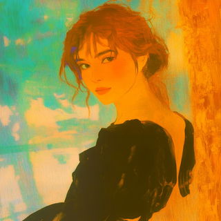 Kiteborne style, Midjourney V6.1: photographic portrait of female protagonist