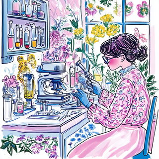 Tealithography style, Midjourney V6.1: editorial illustration for popular scientific magazine cover