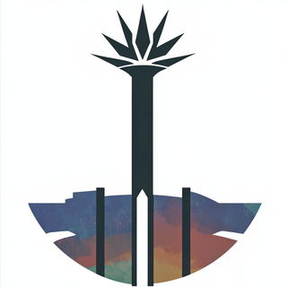 Inkcliff Aerographica style, Midjourney V6.1: bold minimalist logo design for Istanbul city municipal services