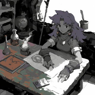 Inkcliff Aerographica style, Midjourney V6.1: black-and-white manga comic strip