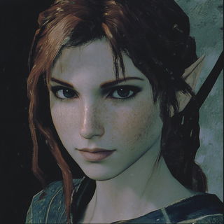 Inkcliff Aerographica style, Midjourney V6.1: photographic portrait of female protagonist