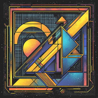 Chromamanga style, Midjourney V6.1: creative pattern composition
