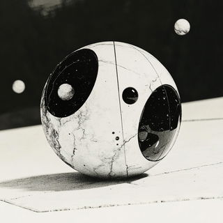 Impastomorph style, Midjourney V6.1: abstract 3D render